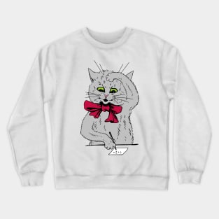 Math Cat Right Handed Crewneck Sweatshirt